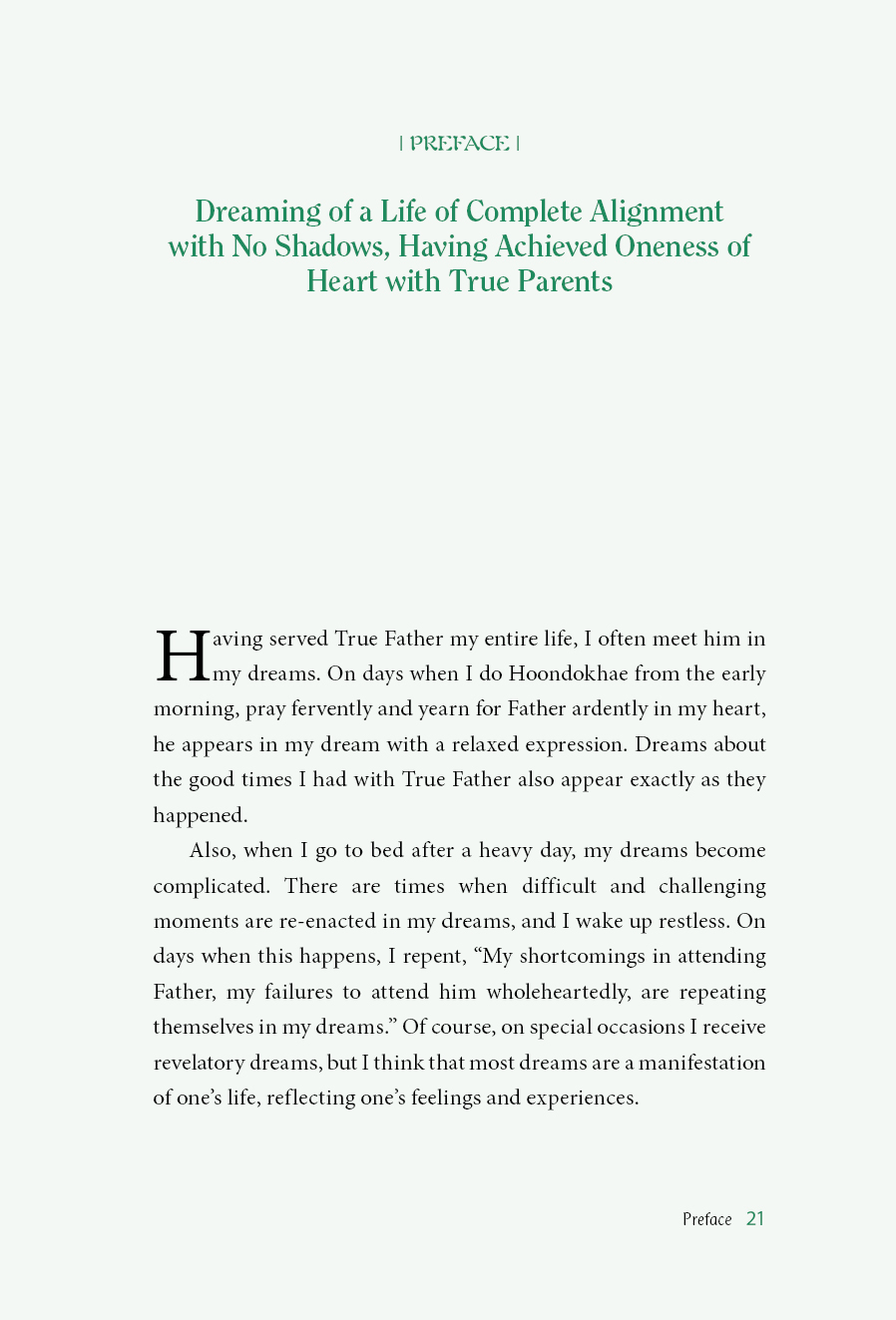 Memories of Grace: A Life of Attendance to True Parents