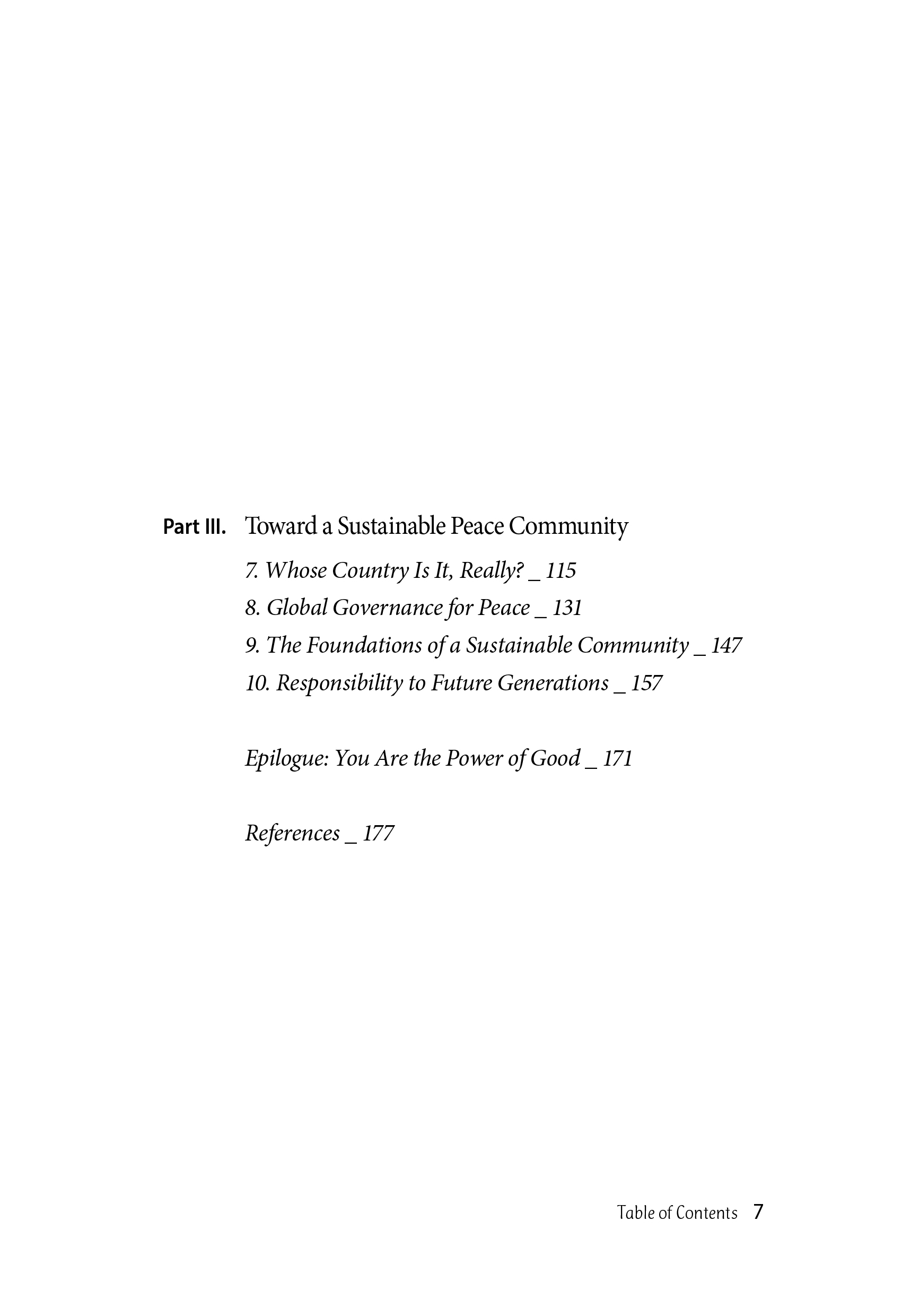 POWER OF GOOD: What It Takes to Build Sustainable Peace